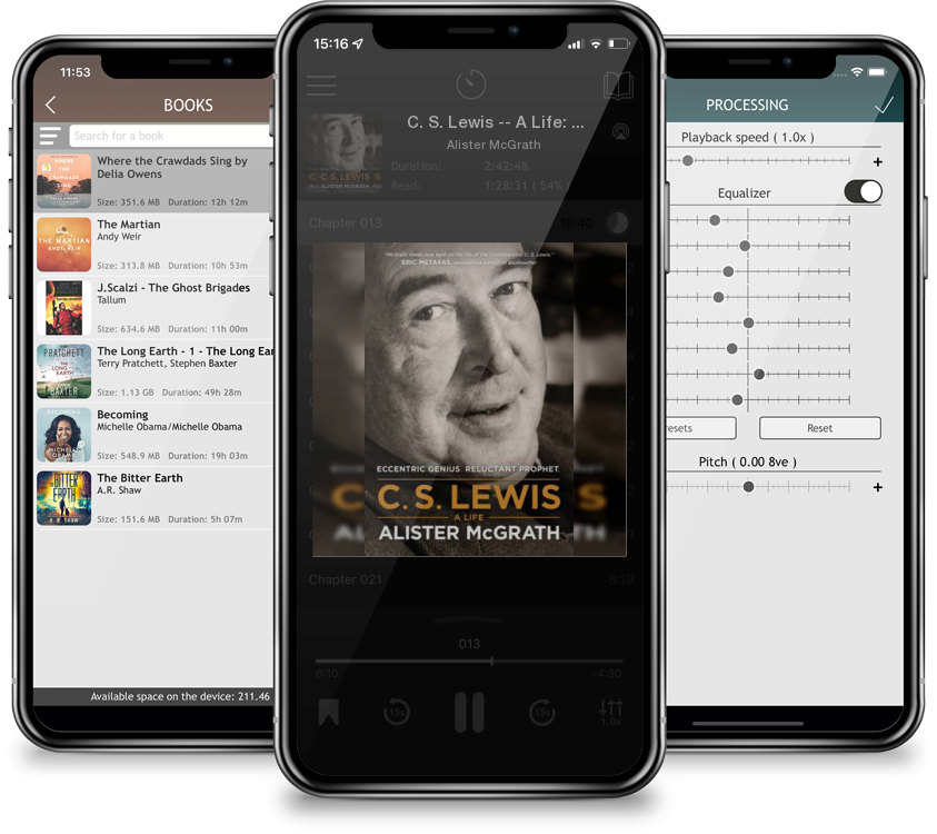 Listen C. S. Lewis -- A Life: Eccentric Genius, Reluctant Prophet by Alister McGrath in MP3 Audiobook Player for free
