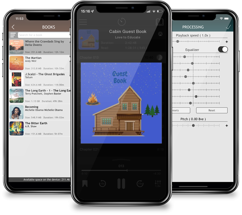 Audiobook Cabin Guest Book by Love to Educate