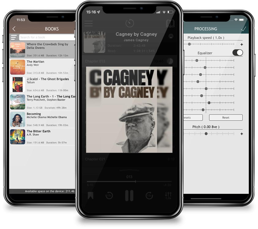 Audiobook Cagney by Cagney by James Cagney