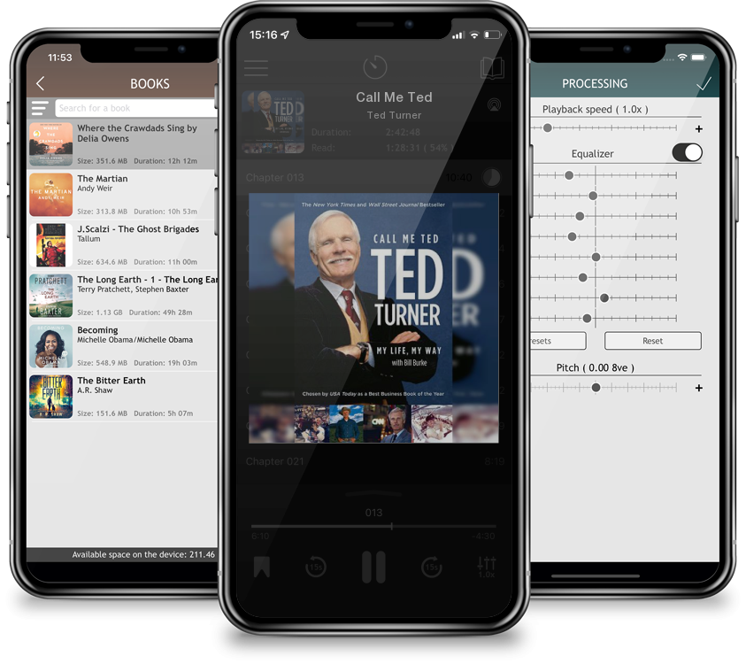 Audiobook Call Me Ted by Ted Turner