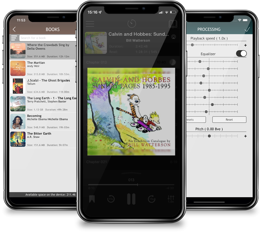Audiobook Calvin and Hobbes: Sunday Pages 1985-1995 by Bill Watterson