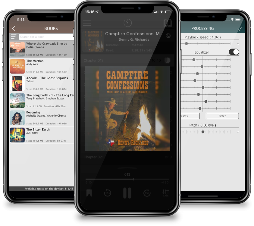 Audiobook Campfire Confessions: More Tales of a Texas Game Warden by Benny G. Richards