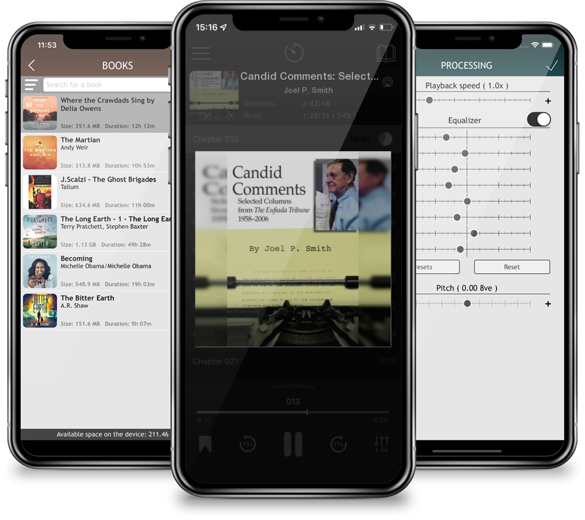 Audiobook Candid Comments: Selected Columns from the Eufaula Tribune, 1958-2006 by Joel P. Smith