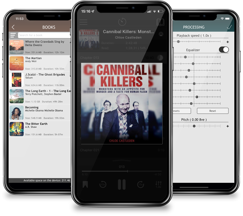 Audiobook Cannibal Killers: Monsters with an Appetite for Murder and a Taste for Human Flesh by Chloe Castleden
