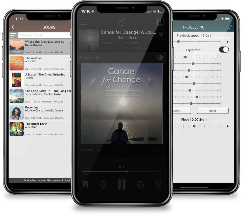 Audiobook Canoe for Change: A Journey Across Canada by Glenn Green
