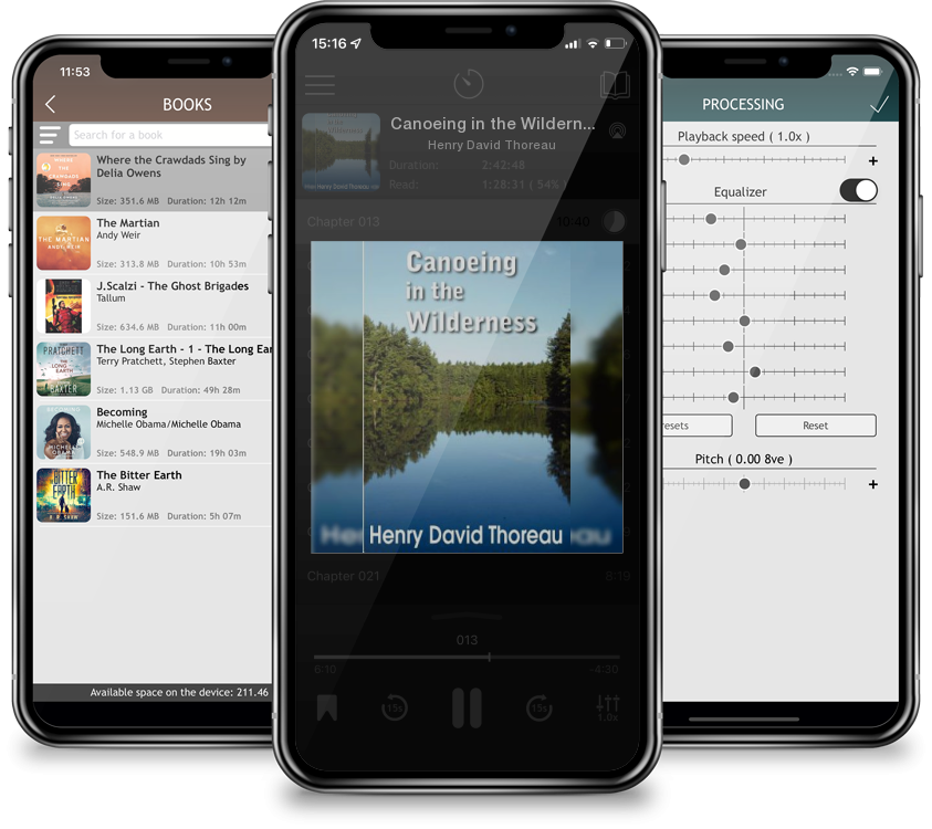 Audiobook Canoeing in the Wilderness by Henry David Thoreau