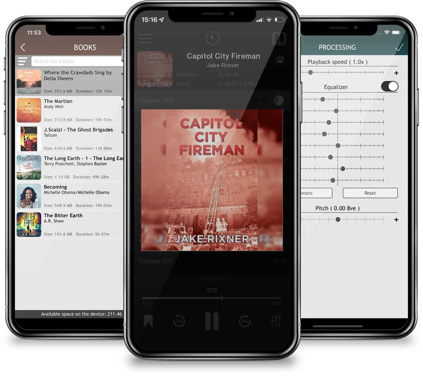 Audiobook Capitol City Fireman by Jake Rixner