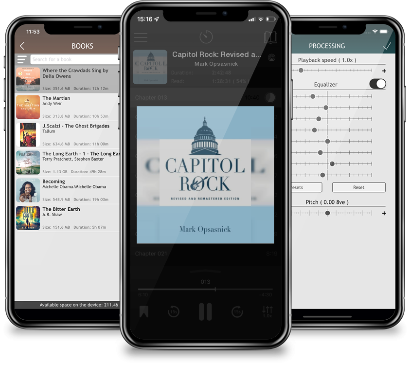Listen Capitol Rock: Revised and Remastered Edition by Mark Opsasnick in MP3 Audiobook Player for free
