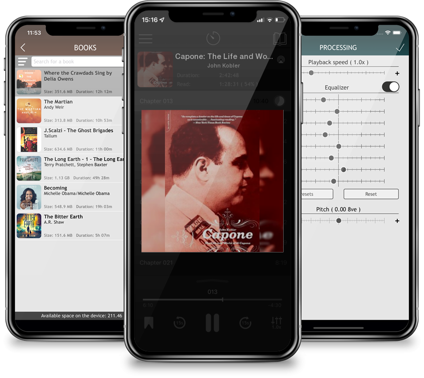 Audiobook Capone: The Life and World of Al Capone by John Kobler