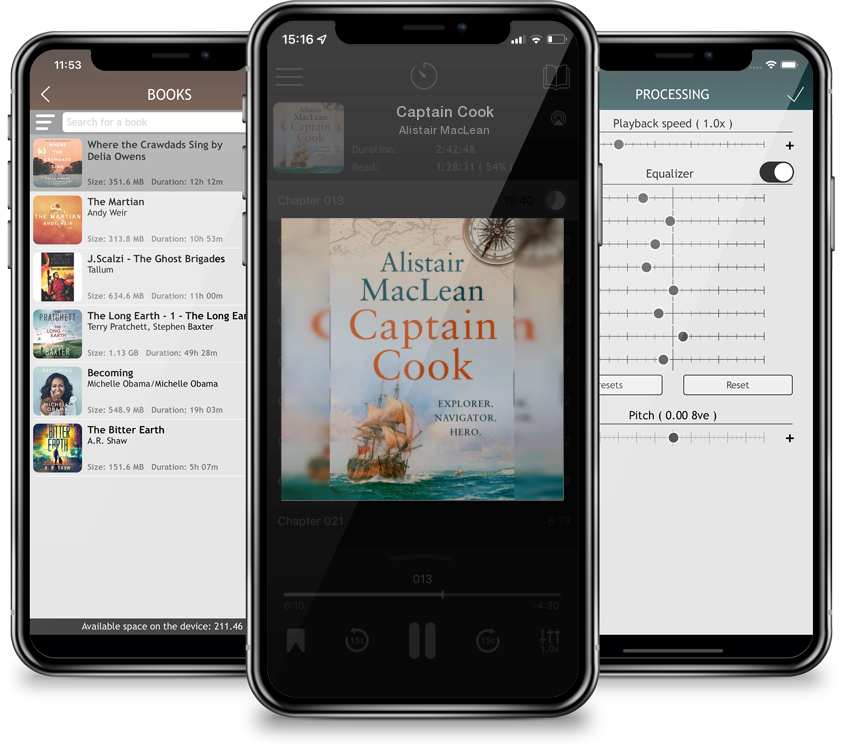 Audiobook Captain Cook by Alistair MacLean