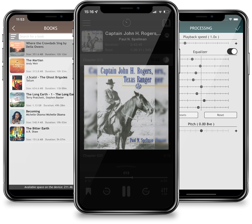 Audiobook Captain John H. Rogers, Texas Ranger (Frances B. Vick Series #1) by Paul N. Spellman