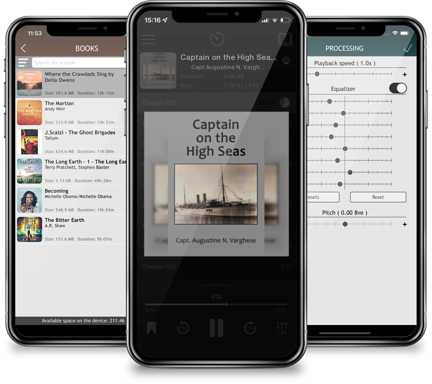 Audiobook Captain on the High Seas by Capt Augustine N. Varghese