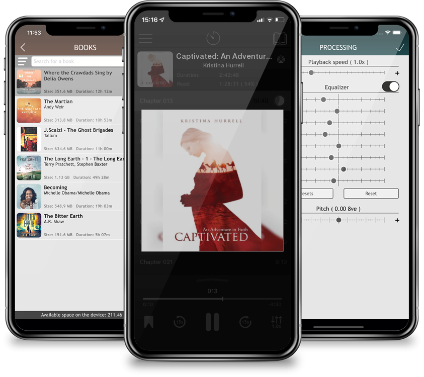 Audiobook Captivated: An Adventure in Faith by Kristina Hurrell