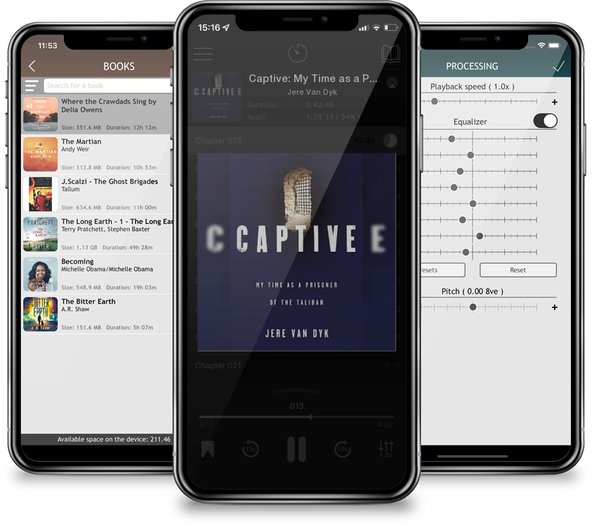 Audiobook Captive: My Time as a Prisoner of the Taliban by Jere Van Dyk