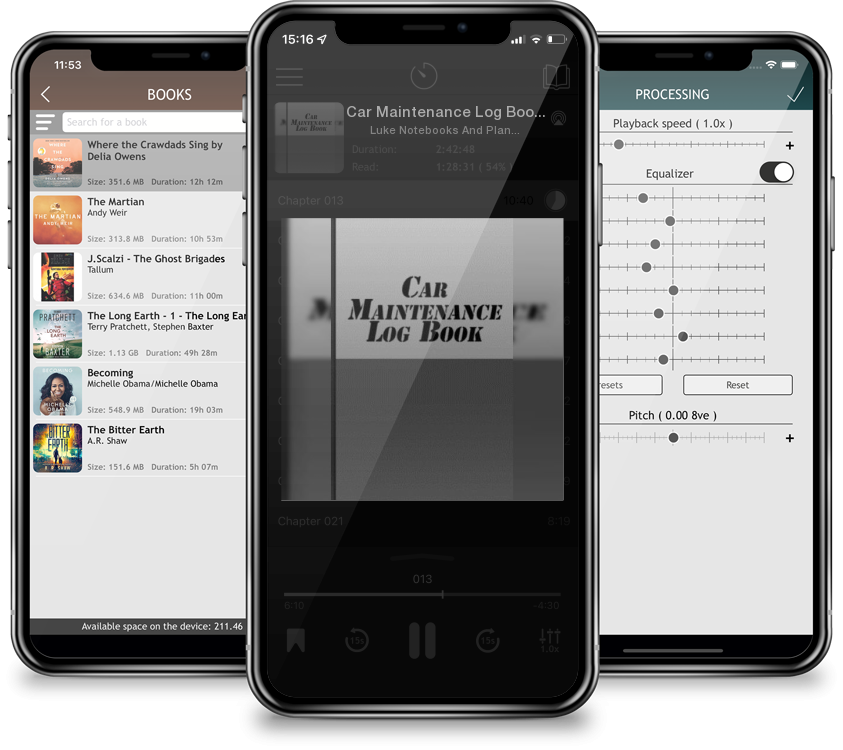 Audiobook Car Maintenance Log Book: Repairs And Maintenance Record Book for Cars and Motorcycles by Luke Notebooks And Planners