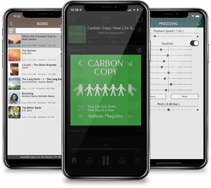 Audiobook Carbon Copy: How Life Gets Better, One Step at a Time by Anthony Magestro