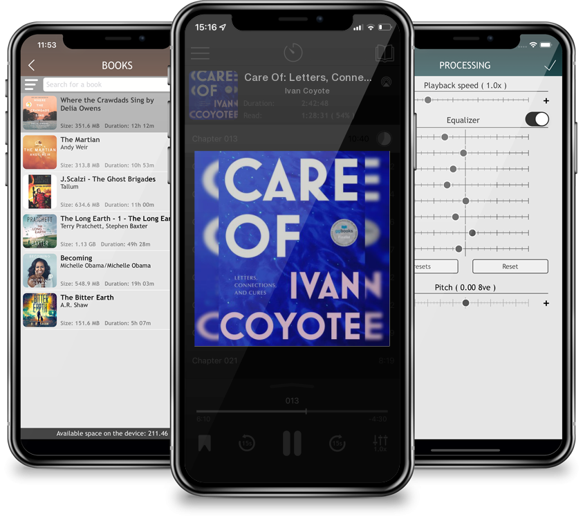 Listen Care Of: Letters, Connections, and Cures by Ivan Coyote in MP3 Audiobook Player for free