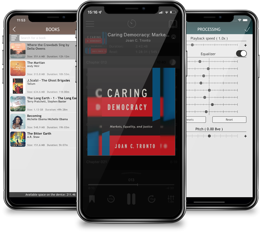 Audiobook Caring Democracy: Markets, Equality, and Justice by Joan C. Tronto
