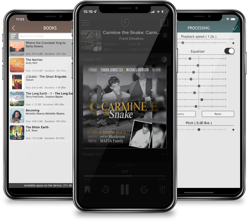 Audiobook Carmine the Snake: Carmine Persico and His Murderous Mafia Family by Frank Dimatteo