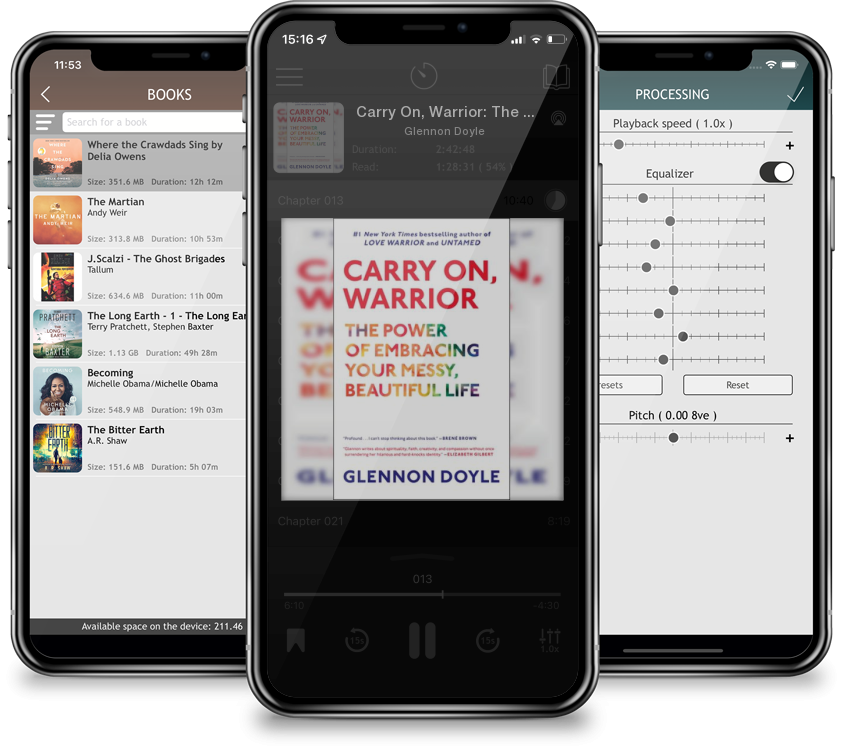 Audiobook Carry On, Warrior: The Power of Embracing Your Messy, Beautiful Life by Glennon Doyle
