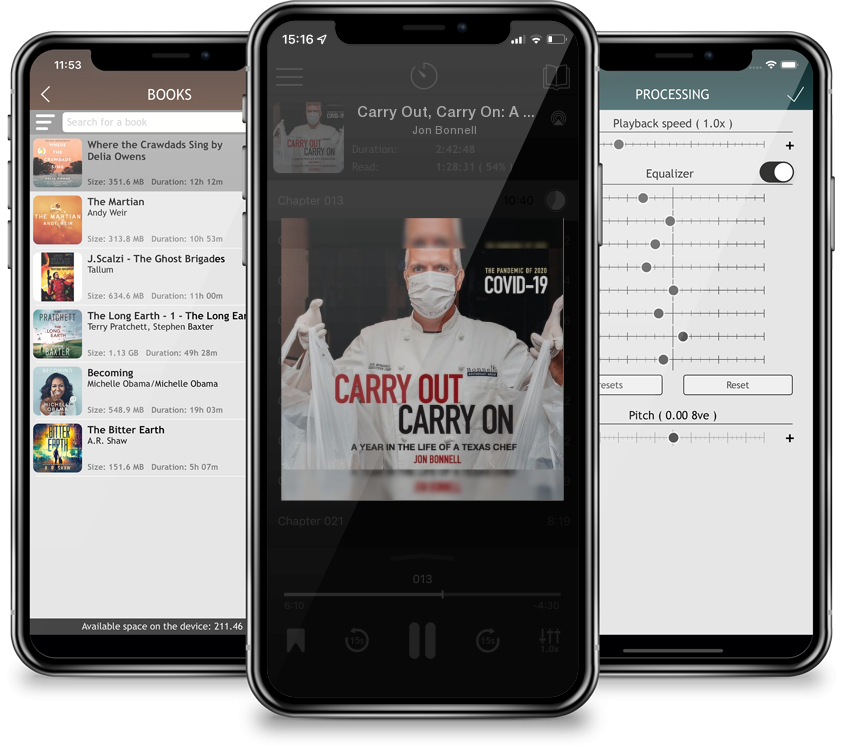 Audiobook Carry Out, Carry On: A Year in the Life of a Texas Chef by Jon Bonnell
