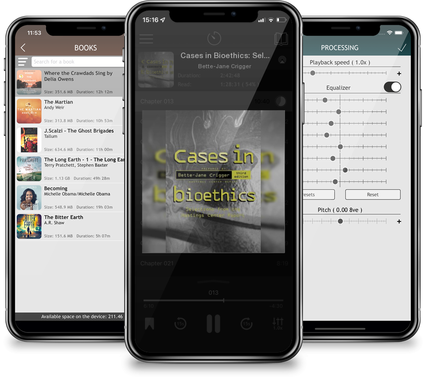 Audiobook Cases in Bioethics: Selections from the Hastings Center Report by Bette-Jane Crigger
