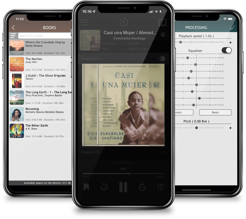 Audiobook Casi una Mujer / Almost a Woman by Esmeralda Santiago
