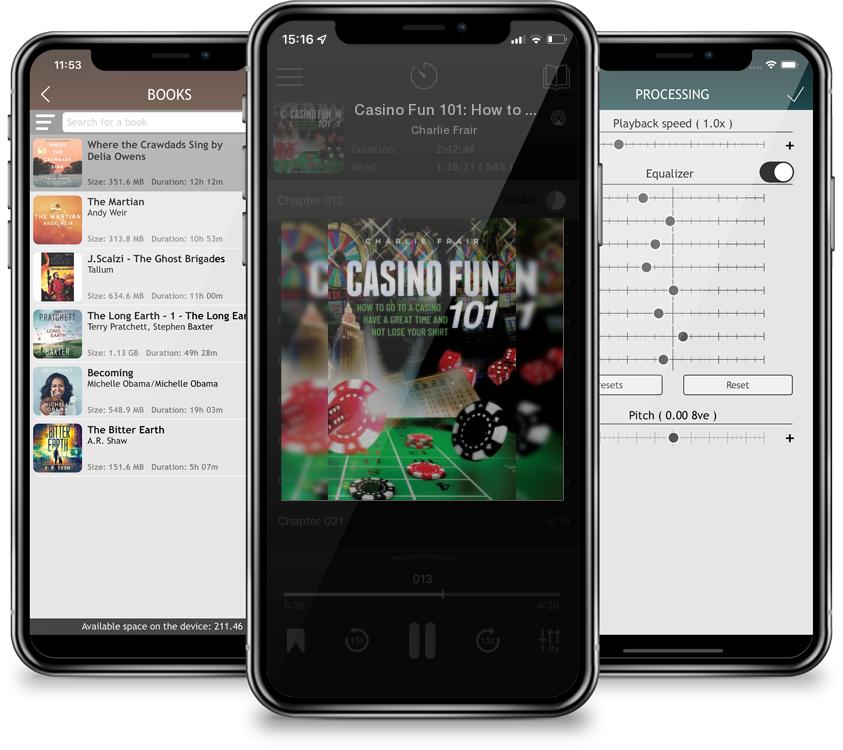 Audiobook Casino Fun 101: How to go to a casino, have a great time and not lose your shirt.. by Charlie Frair