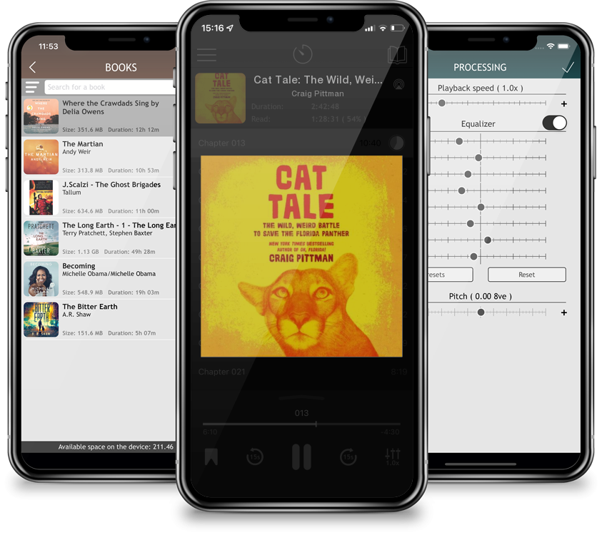 Audiobook Cat Tale: The Wild, Weird Battle to Save the Florida Panther (Compact Disc) by Craig Pittman