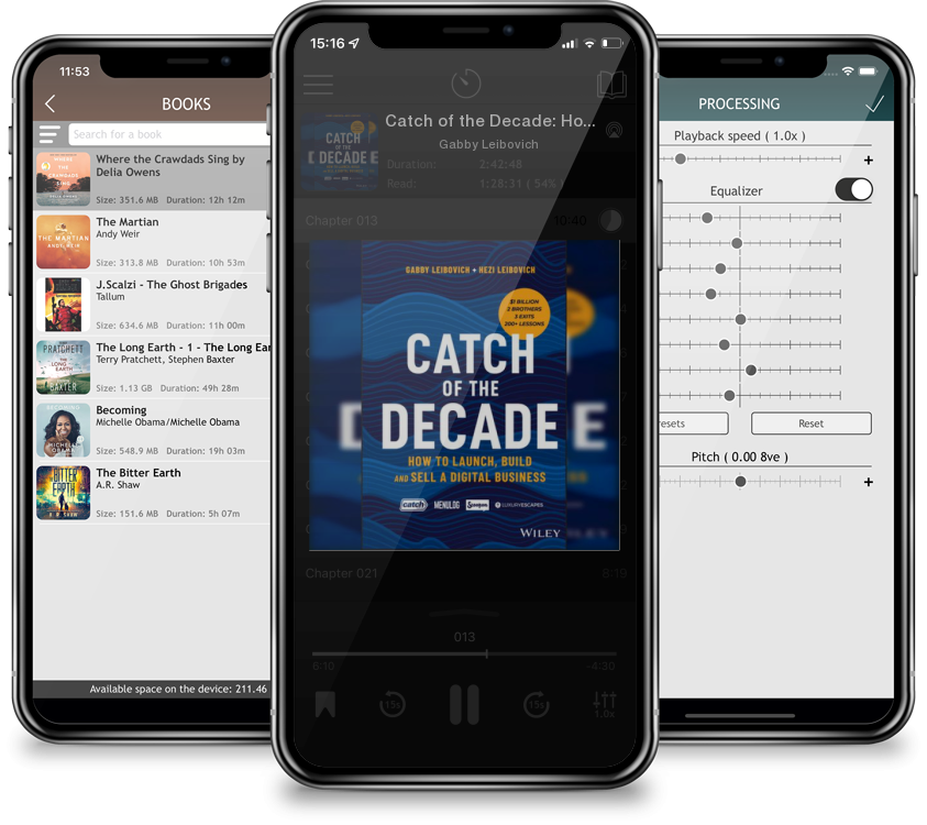 Audiobook Catch of the Decade: How to Launch, Build and Sell a Digital Business by Gabby Leibovich