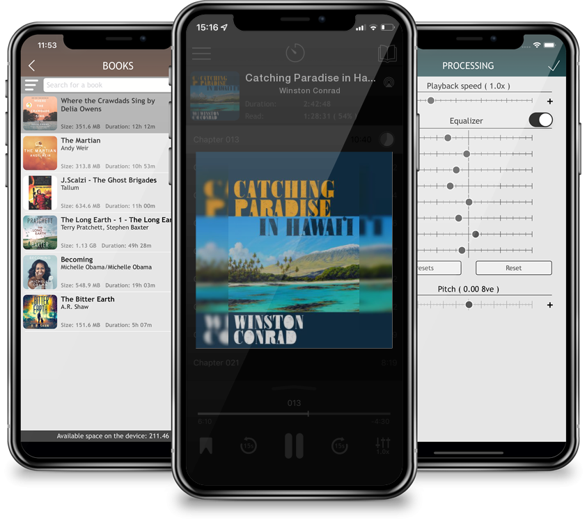 Audiobook Catching Paradise in Hawai\'i by Winston Conrad