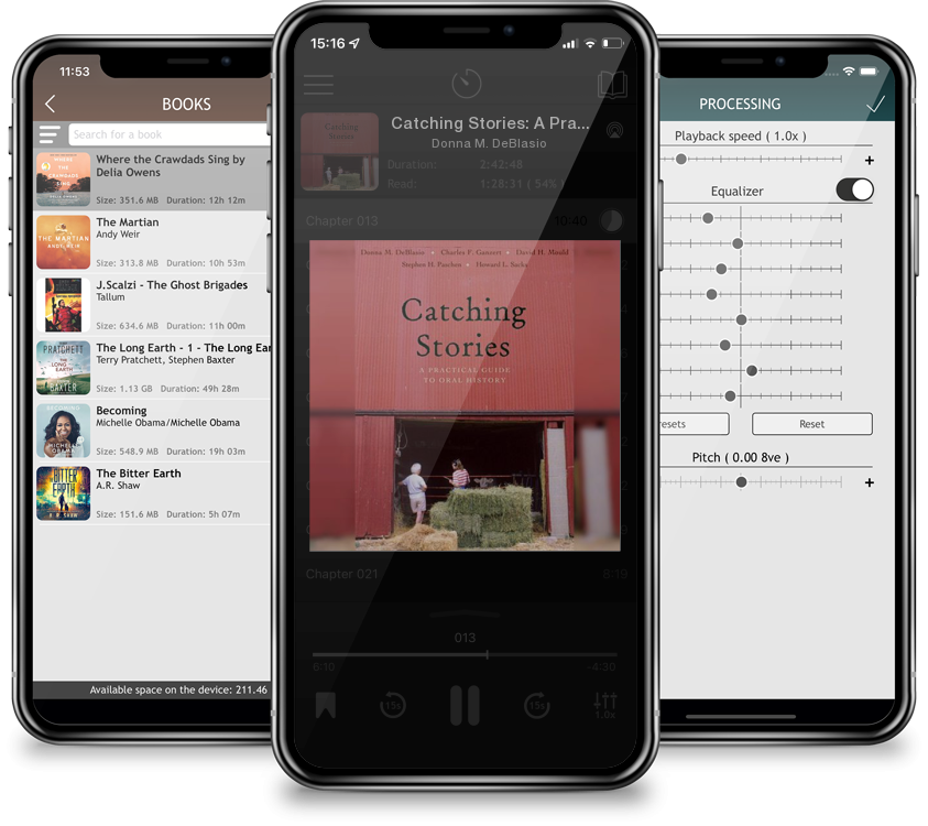 Audiobook Catching Stories: A Practical Guide to Oral History by Donna M. DeBlasio