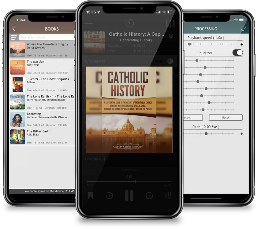 Audiobook Catholic History: A Captivating Guide to the History of the Catholic Church, Starting with the Teachings of Jesus Christ Through the Rom by Captivating History