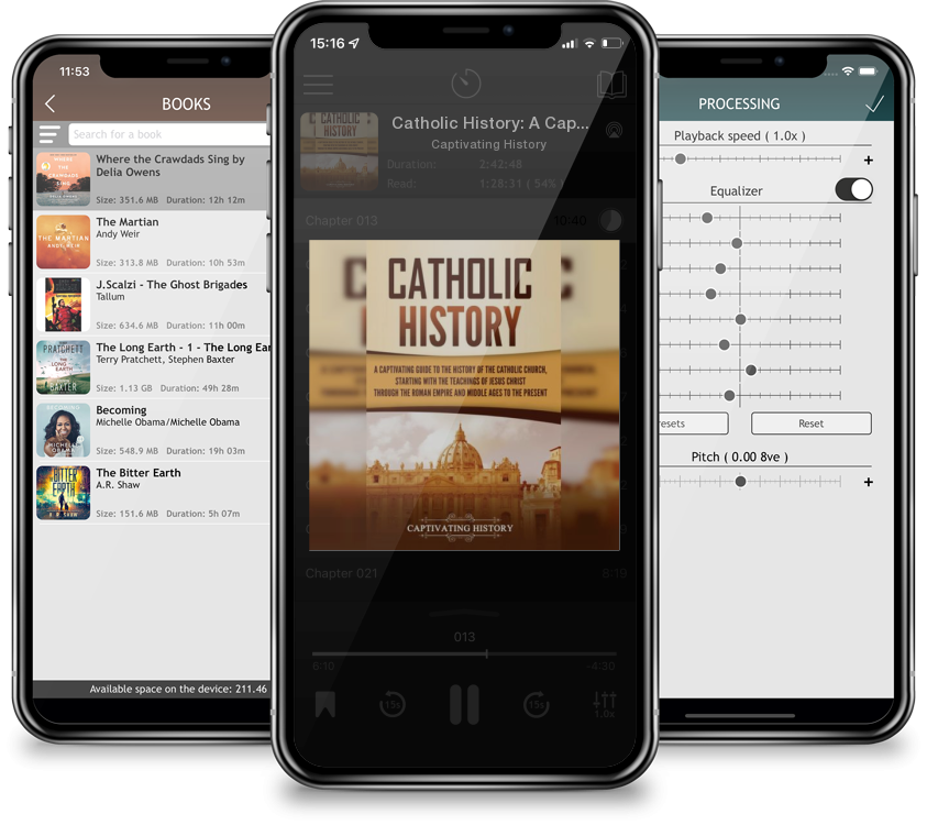 Listen Catholic History: A Captivating Guide to the History of the Catholic Church, Starting with the Teachings of Jesus Christ Through the Rom by Captivating History in MP3 Audiobook Player for free