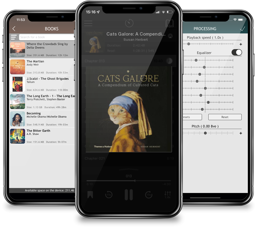 Audiobook Cats Galore: A Compendium of Cultured Cats by Susan Herbert