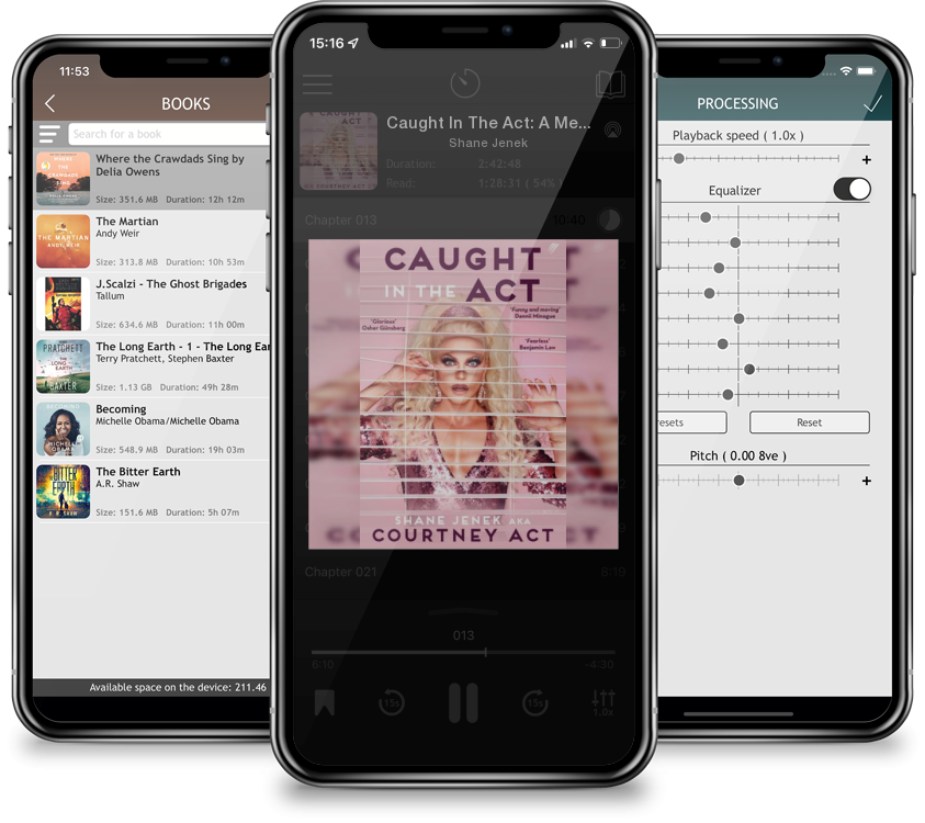 Audiobook Caught In The Act: A Memoir by Courtney Act by Shane Jenek