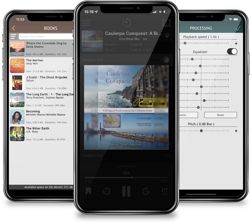 Audiobook Caulerpa Conquest: A Biological Eradication on the California Coast by Eric Noel Muñoz