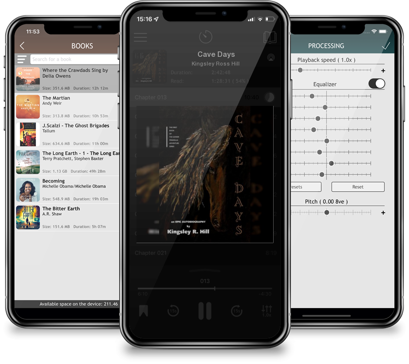 Audiobook Cave Days by Kingsley Ross Hill