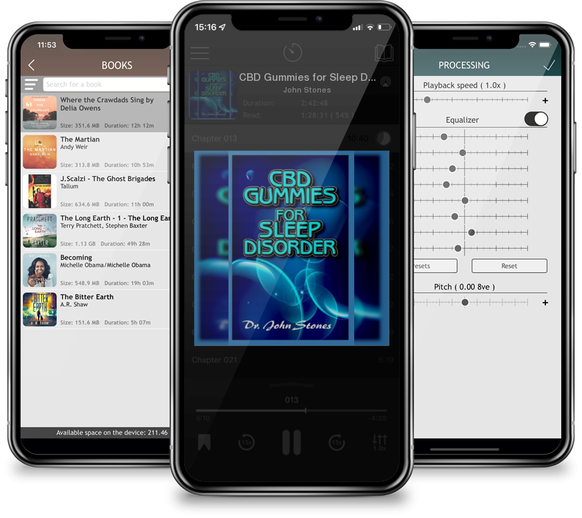 Audiobook CBD Gummies for Sleep Disorder: A ton of details on all you need to know about how CBD gummies helps to cure sleep disorder by John Stones