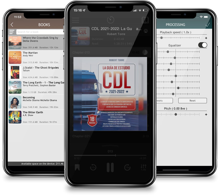 Audiobook CDL 2021-2022: La Guía de Estudio más Completa y Actualizada para Prepararte para el Examen de Licencia de Conducir Comercial. by Robert Torre
