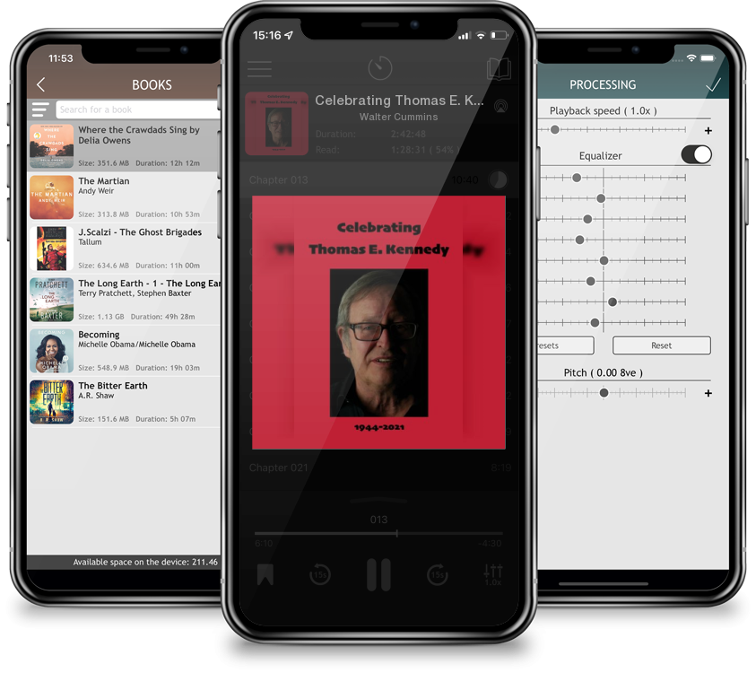 Audiobook Celebrating Thomas E. Kennedy by Walter Cummins