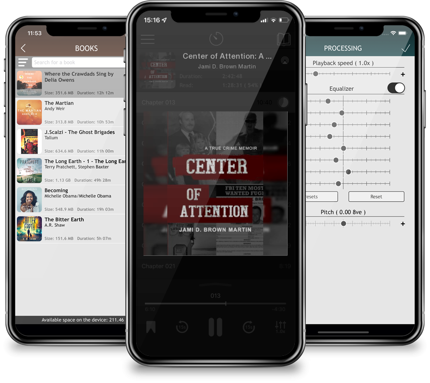 Audiobook Center of Attention: A True Crime Memoir by Jami D. Brown Martin