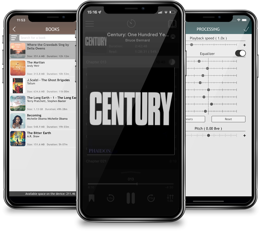 Audiobook Century: One Hundred Years of Human Progress, Regression, Suffering and Hope by Bruce Bernard