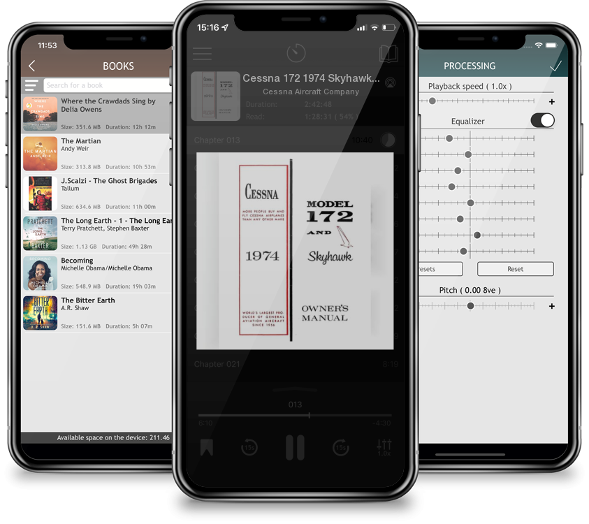 Audiobook Cessna 172 1974 Skyhawk Owner\'s Manual: Pilot Operating Handbook (POH) / Aircraft Flight Manual (AFM) by Cessna Aircraft Company
