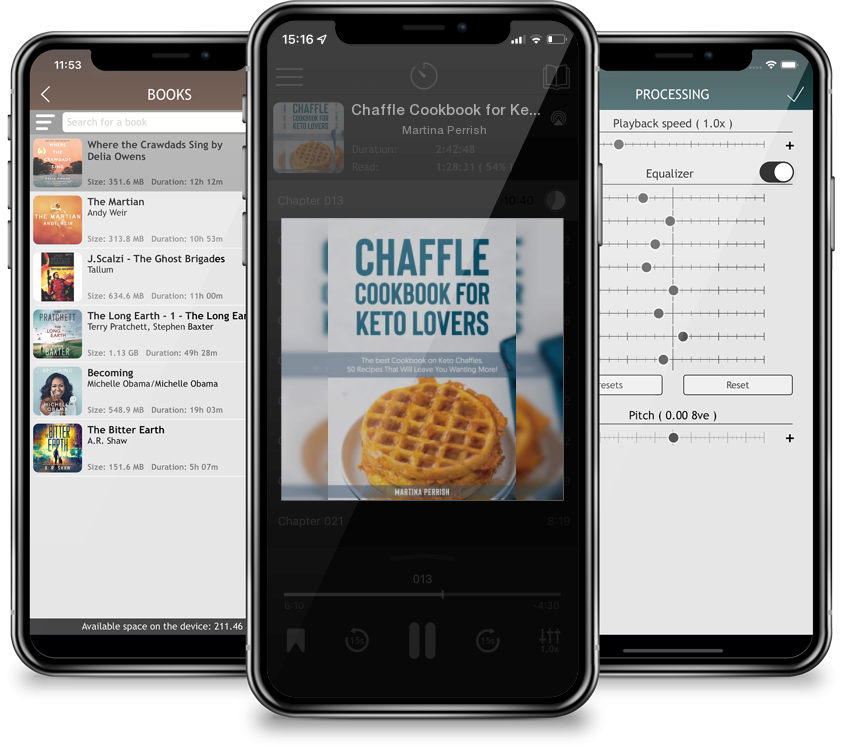 Audiobook Chaffle Cookbook for Keto Lovers: The Best Cookbook on Keto Chaffles. 50 Recipes That Will Leave You Wanting More! by Martina Perrish