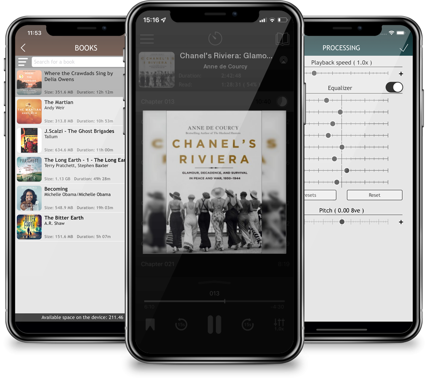 Audiobook Chanel\'s Riviera: Glamour, Decadence, and Survival in Peace and War, 1930-1944 by Anne de Courcy