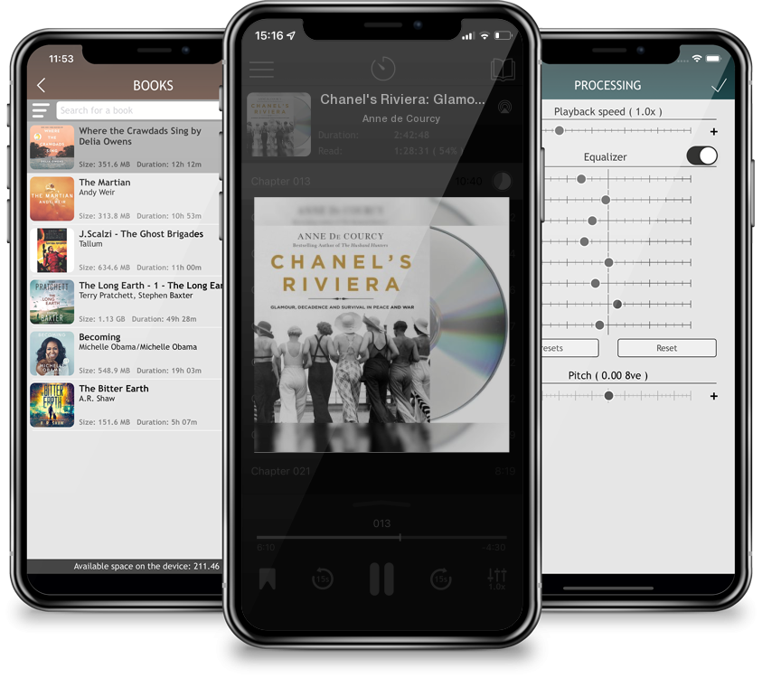 Audiobook Chanel\'s Riviera: Glamour, Decadence, and Survival in Peace and War, 1930-1944 (CD-Audio) by Anne de Courcy