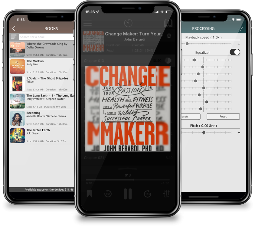 Audiobook Change Maker: Turn Your Passion for Health and Fitness into a Powerful Purpose and a Wildly Successful Career by John Berardi