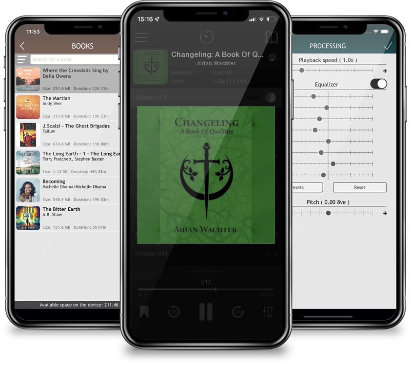 Audiobook Changeling: A Book Of Qualities by Aidan Wachter