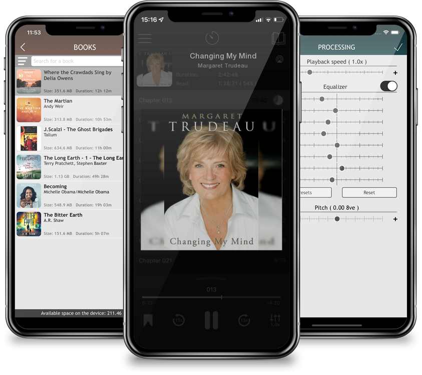 Audiobook Changing My Mind by Margaret Trudeau